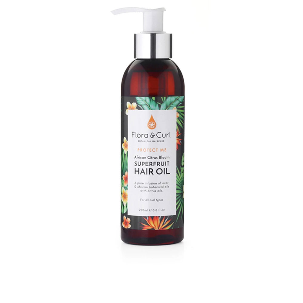 FloraAndCurlProtectMeAfricanCitrusSuperfruitHairOil200ml Flora And Curl Protect Me African Citrus Superfruit Hair Oil 200ml