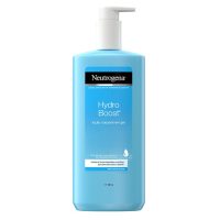 Bottle  of  Neutrogena  Hydro  Boost  Body  Moisturizing  Lotion-Gel  by  Neutrogena,  a  lotion  indicated  for  long  lasting  deep  body  hydration.