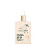 Bottle of Nuxe Nuxuriance Gold The Oil Serum by Nuxe, a serum-oil indicated for nourishing and restoring skin firmness.