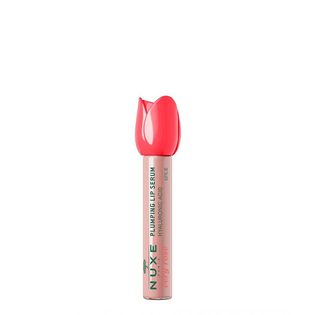 NuxeVeryRosePlumpingLipSerum8ml Bottle of Nuxe Very Rose Plumping Lip Serum by Nuxe, a balm-like serum indicated for lip hydration and volume.