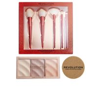 Revolution Pro Highlighters & Brushes Set