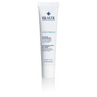 Product  container  of  Rilastil  Hydrotenseur  Matt  Gel-Cream  by  Rilastil,  a  gel-cream  indicated  for  oily  skin  firmness.
