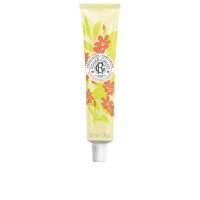 Tube  of  Roger  &  Gallet  Fleur  DOsmanthus  Hand  and  Nail  Cream  by  Roger  &  Gallet,  a  cream  indicated  for  hydrating  hands  and  nails.