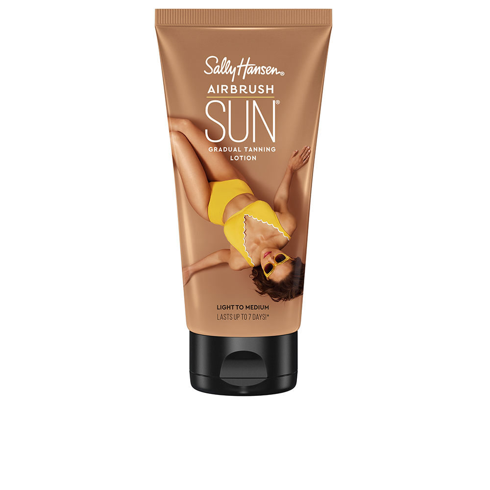 SallyHansenAirbrushSunGradualTanningLotionLightToMedium175ml Sally Hansen Airbrush Sun Gradual Tanning Lotion Light To Medium 175ml