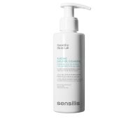 Bottle  of  Sensilis  Succinic  Jelly  Oil  Cleanser,  a  gel-oil-milk  cleanser  indicated  for  controlling  sebum  production.