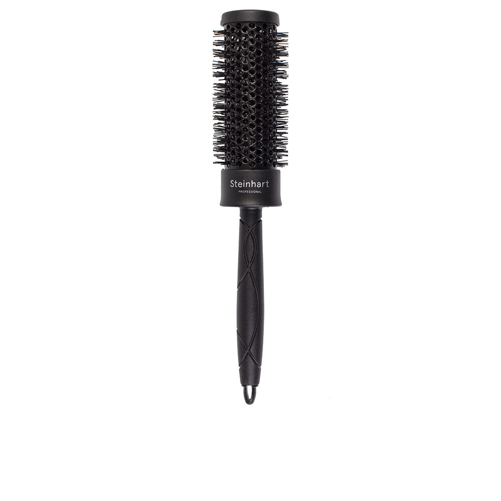 SteinhartC.RamicBrush32mmBlack Product container of Steinhart C.Ramic Brush 32mm by Steinhart, a thermal brush indicated for reducing hair drying time.