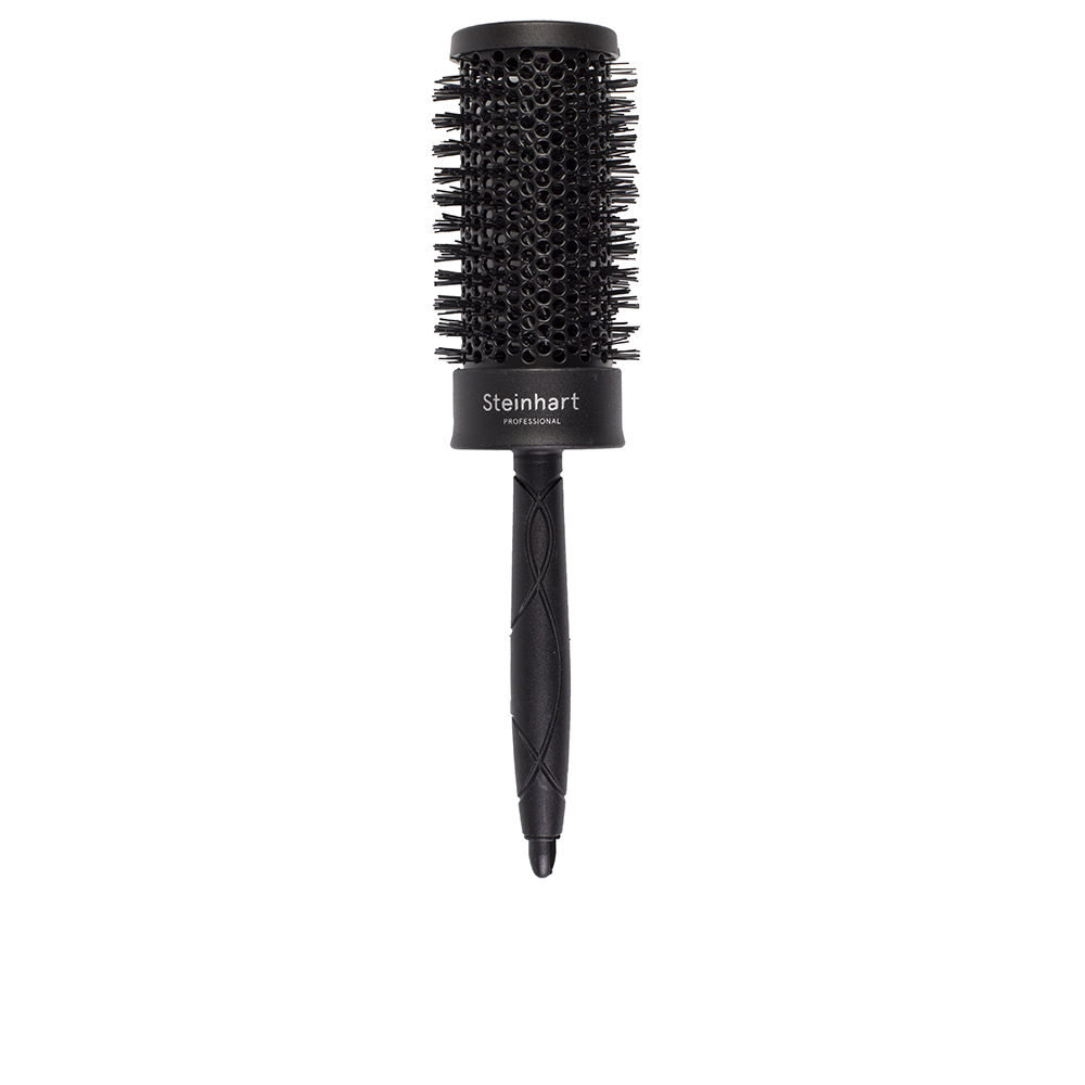 SteinhartC.RamicBrush43mmBlack Product container of Steinhart C.Ramic Brush 43mm Black by Steinhart, a thermal hair brush indicated for reducing drying time.