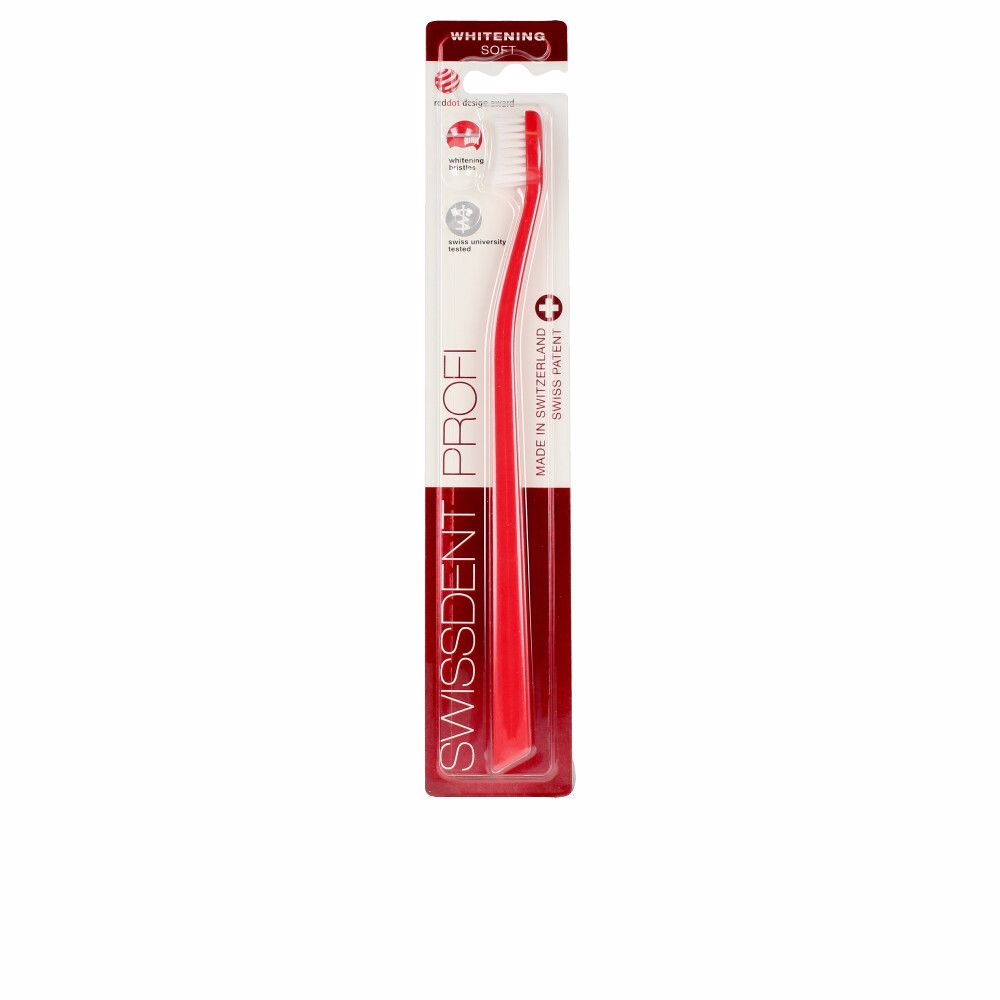 SwissdentWhiteningSoftToothbrushRed Swissdent Whitening Soft Toothbrush Red