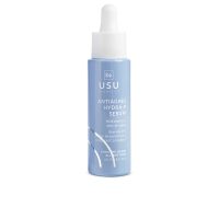 Bottle  of  Usu  Cosmetics  Antiaging  Hydra-P  Serum  by  Usu  Cosmetics,  a  gel  serum  indicated  for  hydration  and  expression  lines.