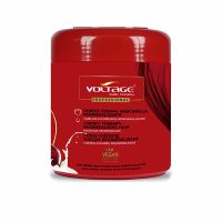 Jar  of  Voltage  Cosmetics  Cherry-Therapy  Mask  by  Voltage  Cosmetics,  a  hair  mask  indicated  for  dyed  and  damaged  hair.