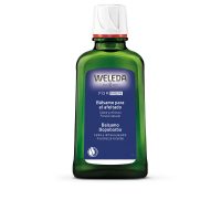 Tube  of  Weleda  For  Men  After-Shave  Balm  by  Weleda,  a  light  balm  indicated  for  soothing  irritated  skin  after  shaving.