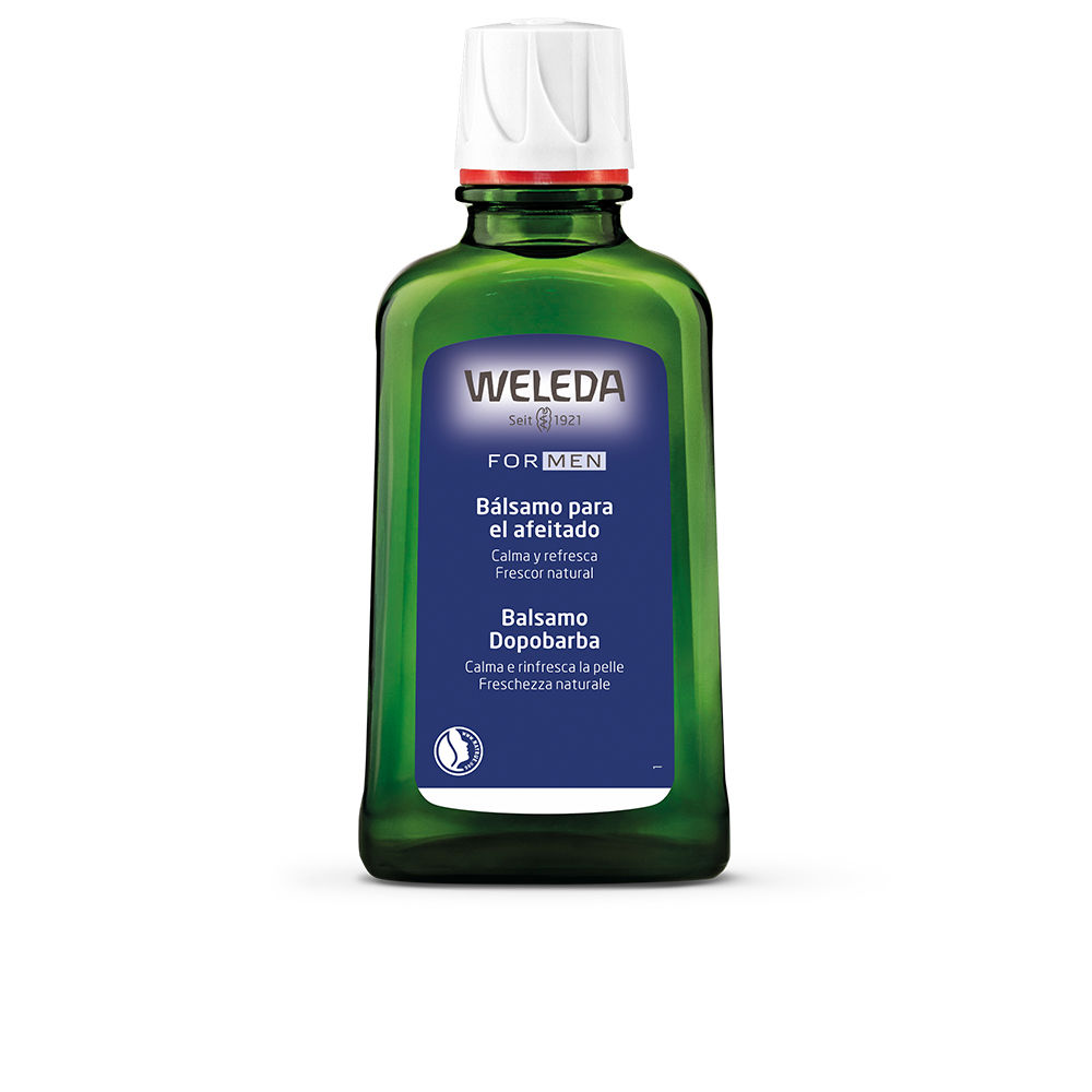 WeledaForMenAfter-ShaveBalm100ml Tube of Weleda For Men After-Shave Balm by Weleda, a light balm indicated for soothing irritated skin after shaving.