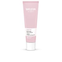 Tube  of  Weleda  Sensitive  Soothing  Moisturizing  Cream  by  Weleda,  a  facial  cream  indicated  for  dry  and  sensitive  skin.