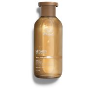 Bottle  of  Wella  Professionals  Ultimate  Smooth  Shampoo  by  Wella  Professionals,  a  shampoo  indicated  for  cleansing  dull  hair.
