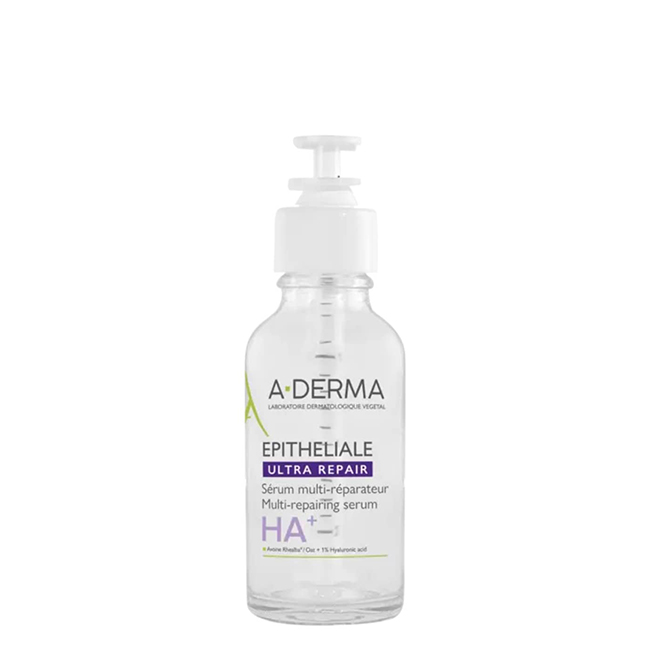 A-DermaEpithelialeUltraRepairHA+Multi-RepairingSerum30ml Bottle of A-Derma Epitheliale Ultra Repair HA