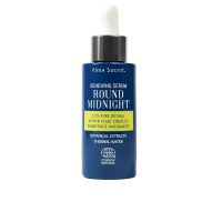 Bottle  of  Alma  Secret  Round  Midnight  Serum  by  Alma  Secret,  a  night  serum  indicated  for  smoothing  wrinkles  and  rejuvenating  skin.