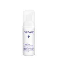Product  container  of  Caudalie  Vinoperfect  Brightening  Micropeel  Foam  by  Caudalie,  an  exfoliating  foam  indicated  for  deep  cleansing.
