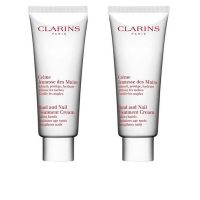 Box  of  Clarins  Youth  Hand  and  Nail  Treatment  Cream  by  Clarins,  a  cream  indicated  for  hydrating  hands  and  strengthening  nails.