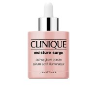 Bottle  of  Clinique  Moisture  Surge  Active  Glow  Illuminating  Serum  by  Clinique,  a  serum  indicated  for  hydrating  and  boosting  glow.