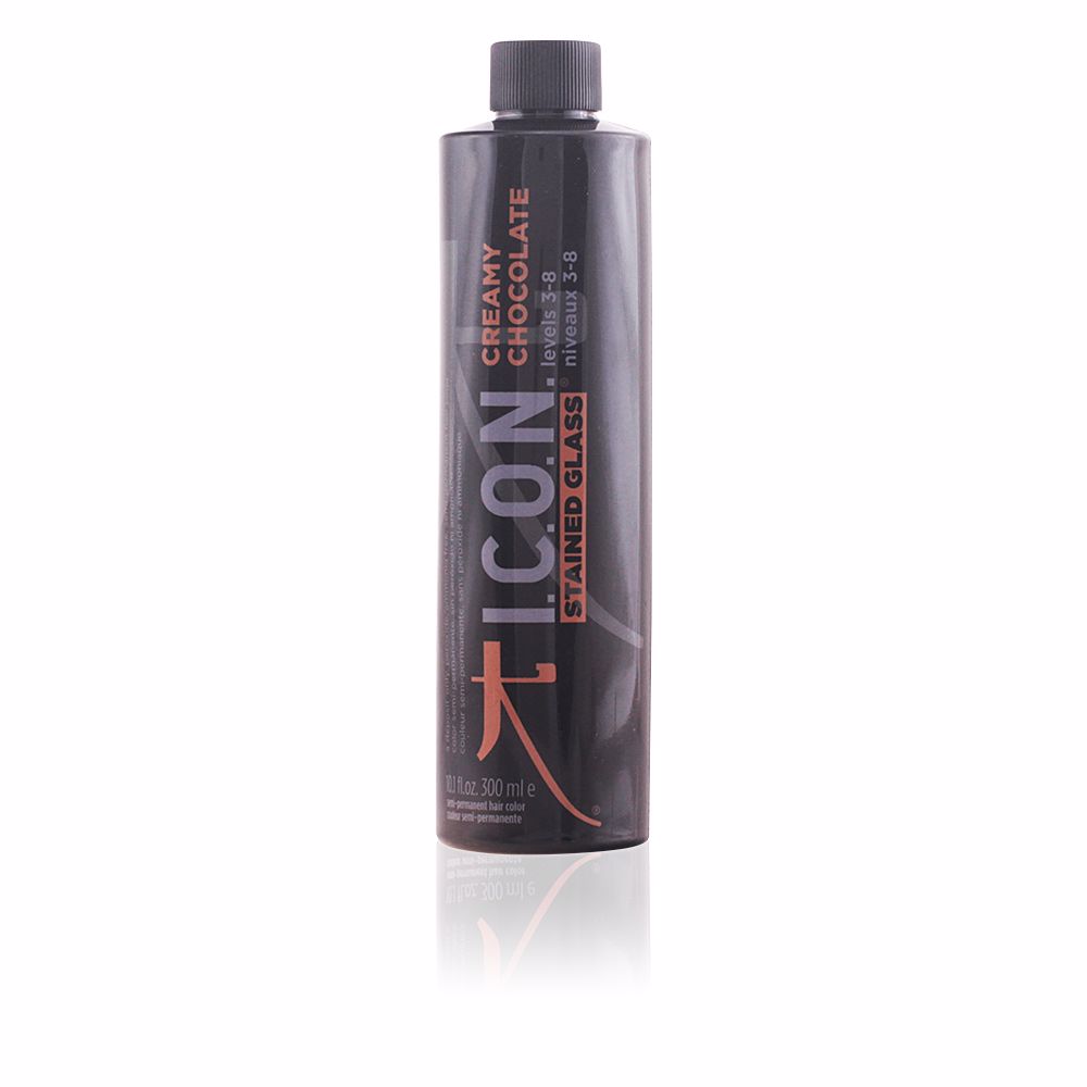 I.c.o.n.StainedGlassSemi-PermanentHairColorCreamyChocolate I.c.o.n. Stained Glass Semi-Permanent Hair Color Creamy Chocolate