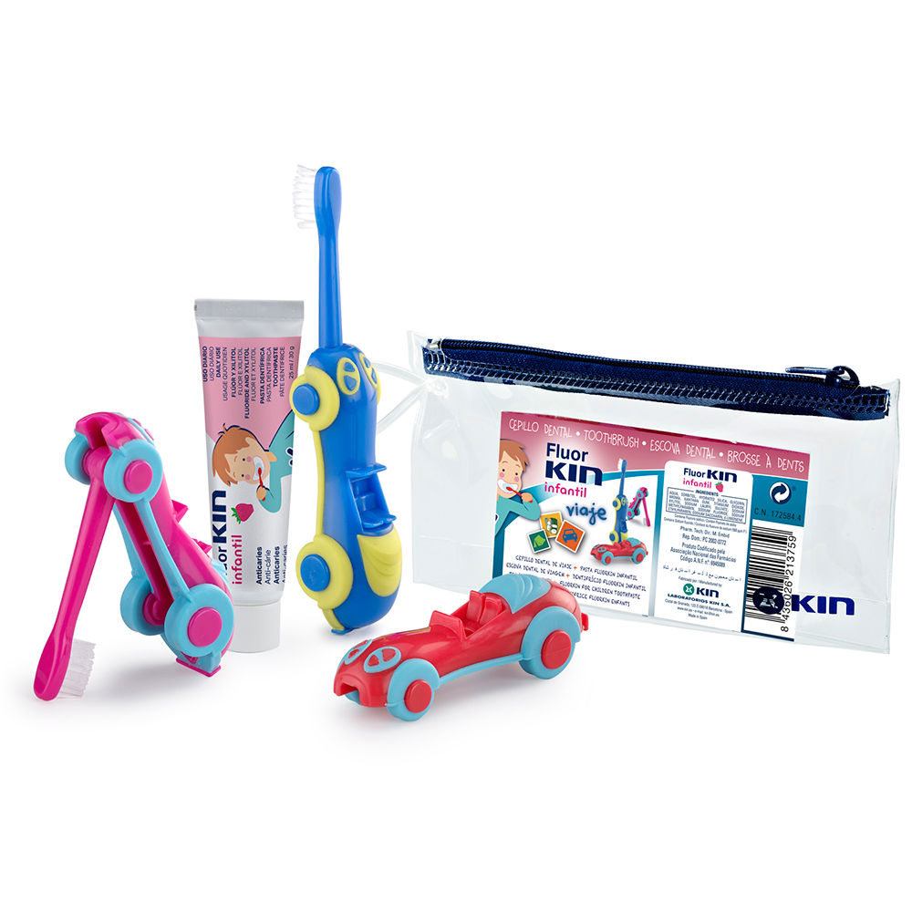 KinFluorkinforChildren'sTravelToyCarSet Kin Fluorkin for Children's Travel Toy Car Set