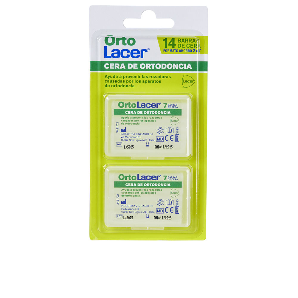 LacerOrtolacerOrthodonticWaxSet2x7Bars Lacer Ortolacer オルソドンティックワックス セット 2x7本 - 画像 (1)
