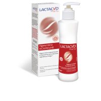 Bottle  of  Lactacyd  Alcaline  pH8  Intimate  Hygiene  Gel  250ml  by  Lactacyd,  a  hygiene  gel  indicated  for  vaginal  fungal  infections.