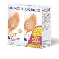 Bottle  of  Lactacyd  Intimate  Hygiene  Gel  Set  2x200ml  by  Lactacyd,  a  hygiene  gel  indicated  for  daily  intimate  care  and  microflora.