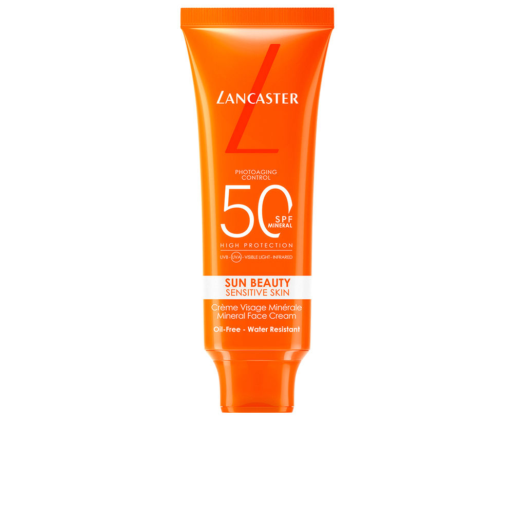 LancasterSunBeautySensitiveSkinMineralFacialCreamSPF5030ml Lancaster Sun Beauty Sensitive Skin Mineral Facial Cream SPF50 30ml - Image 1
