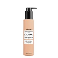 Bottle  of  Lierac  Sunissime  The  Self-Tanning  Care  Body  by  Lierac,  a  body  lotion  indicated  for  moisturizing  and  enhancing  a  golden  tan.