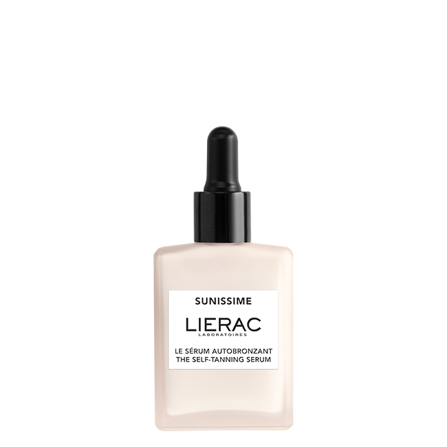 LieracSunissimeTheSelf-TanningSerum30ml Bottle of Lierac Sunissime The Self-Tanning Serum by Lierac, a facial serum indicated for providing a natural-looking golden glow.