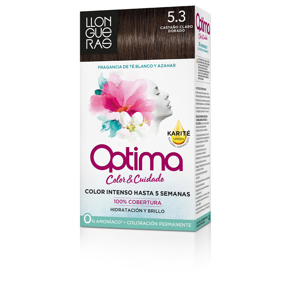 LlonguerasOptimaHairColor5.3GoldenBrown Llongueras Optima Hair Color 5.3 Golden Brown