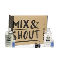 Box  of  Mix  &  Shout  Calming  Routine  Set  by  Mix  &  Shout,  a  hair  care  set  indicated  for  soothing  the  scalp  and  relieving  irritation.