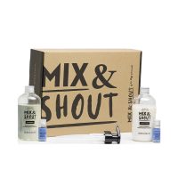 Box  of  Mix  &  Shout  Curly  Soothing  Routine  Set  by  Mix  &  Shout,  a  hair  care  set  indicated  for  purifying  the  scalp  and  soothing  curls.