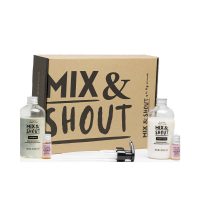 Box  of  Mix  &  Shout  Curly  Strengthening  Routine  Set  by  Mix  &  Shout,  a  hair  care  set  indicated  for  boosting  vitality  of  curly  hair.