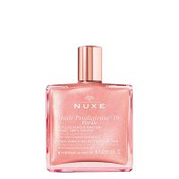 Bottle  of  Nuxe  Huile  Prodigieuse  OR  Florale  Multi-Purpose  Dry  Oil  by  Nuxe,  a  dry  oil  indicated  for  nourishing  the  skin.