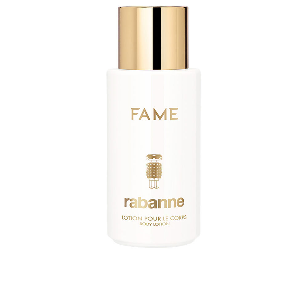 PacoRabanneFameBodyLotion200ml Bottle of Paco Rabanne Fame Body Lotion by Paco Rabanne, a moisturizing body lotion indicated for hydrating and refreshing the skin.