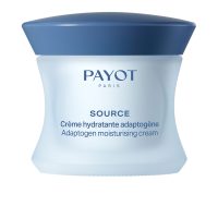 Jar  of  Payot  Source  Adaptogen  Moisturizing  Cream  by  Payot,  a  rich  cream  indicated  for  48h  hydration  and  environmental  protection.