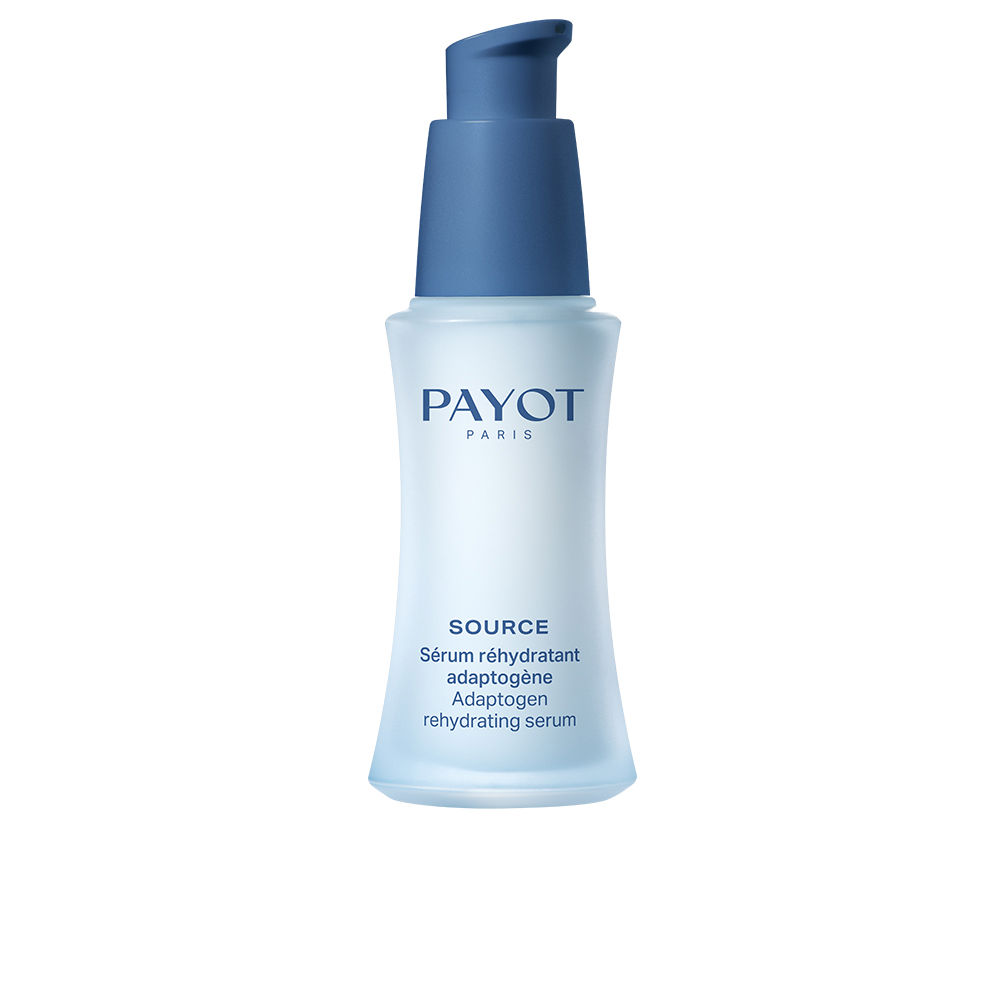 PayotSourceAdaptogenRehydratingSerum30ml Bottle of Payot Source Adaptogen Rehydrating Serum by Payot, a fluid gel serum indicated for 72-hour skin hydration.