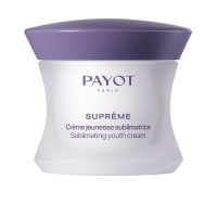 Jar  of  Payot  Suprême  Sublimating  Youth  Cream  by  Payot,  a  silky  cream  indicated  for  reducing  wrinkles  and  skin  sagging.