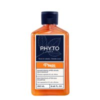 Bottle  of  Phyto  Plage  Rehydrating  After-Sun  Shampoo  by  Phyto,  a  shampoo  indicated  for  repairing  hair  exposed  to  the  sun.