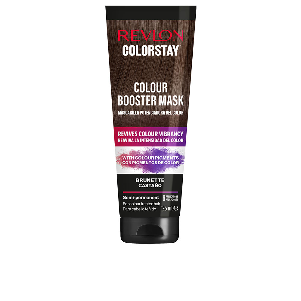 RevlonColorstayColorBoosterMaskColorBrown125ml Máscara Potenciadora de Cor Revlon Colorstay Cor Castanho 125ml - Image 1