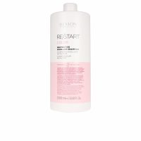 Bottle  of  Revlon  Re-Start  Color  Protective  Micellar  Shampoo  by  Revlon,  a  shampoo  indicated  for  colored  hair  protection.