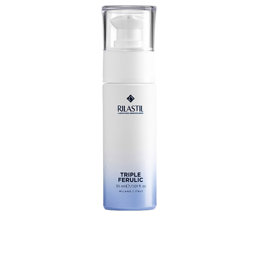 RilastilTripleFerulicBi-GelSerum30ml Bottle of Rilastil Triple Ferulic Bi-Gel Serum by Rilastil, a bi-gel serum indicated for anti-aging and illumination.