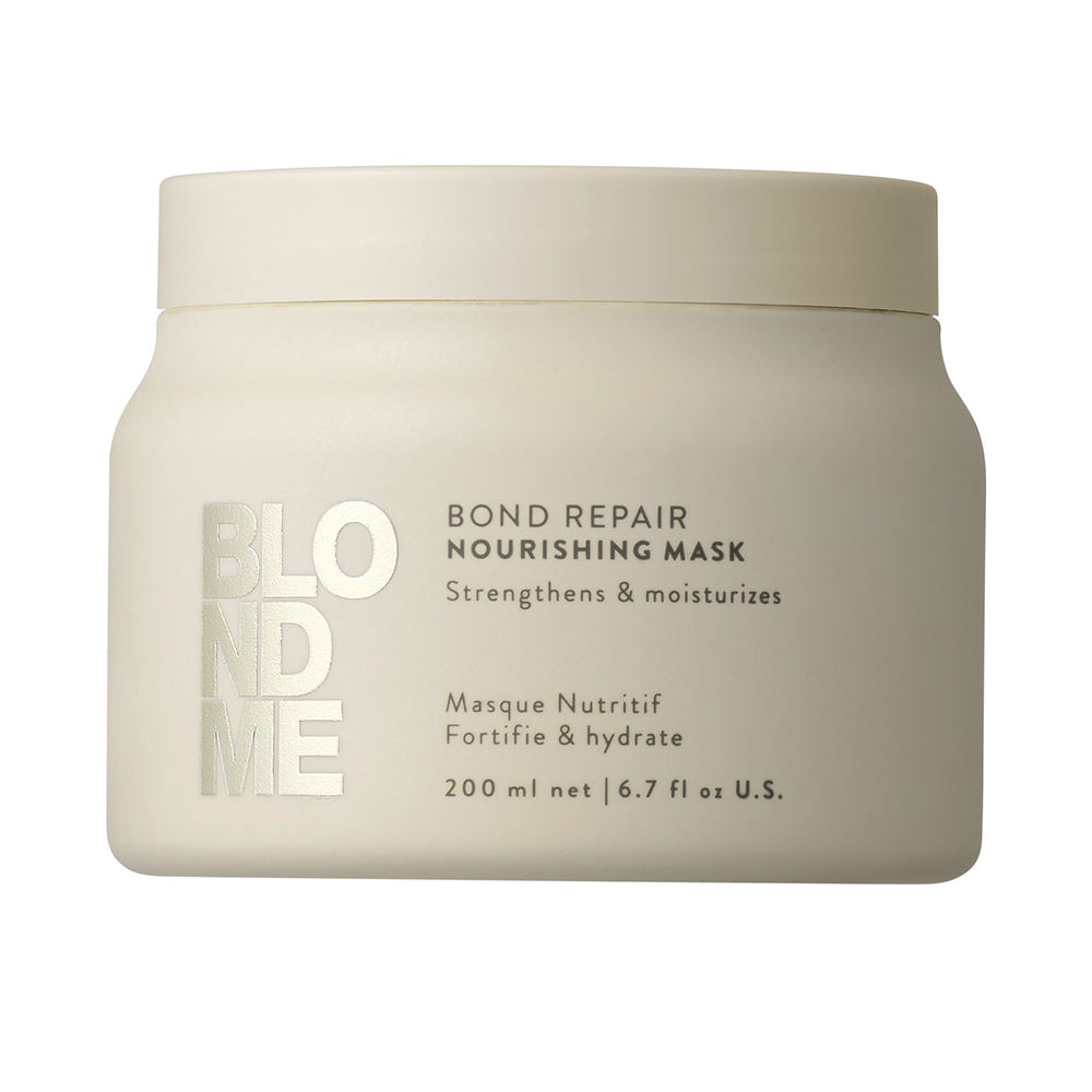 SchwarzkopfBlondmeBondRepairNourishingMask200ml Schwarzkopf Blondme Bond Repair Máscara Nutritiva 200ml - Image 1