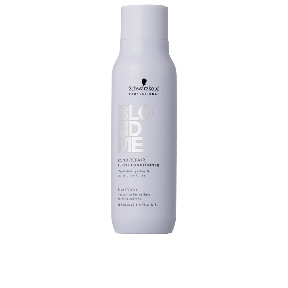 SchwarzkopfBlondmeBondRepairPurpleConditioner250ml Schwarzkopf Blondme Bond Repair Acondicionador Morado 250ml - Image 1