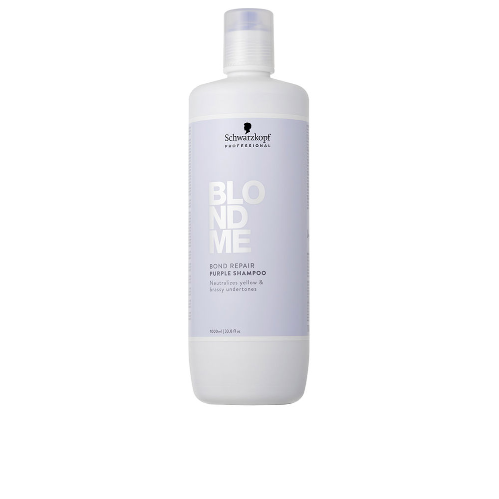 SchwarzkopfBlondmeBondRepairPurpleShampoo1000ml Schwarzkopf Blondme Bond Repair Champô Roxo 1000ml - Image 1