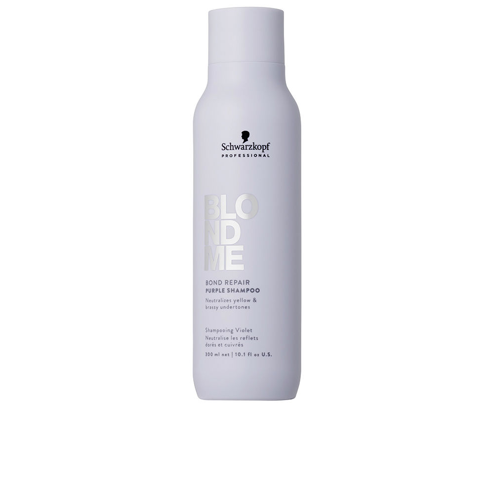 SchwarzkopfBlondmeBondRepairPurpleShampoo300ml Schwarzkopf Blondme Bond Repair Champô Roxo 300ml - Image 1