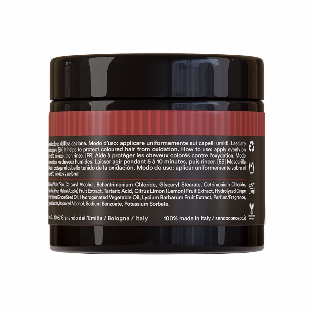 SendoColorDefenseProtectionMask200ml Jar of Sendo Color Defense Protection Mask by Sendo, a hair mask indicated for prolonging the vibrance of dyed hair.