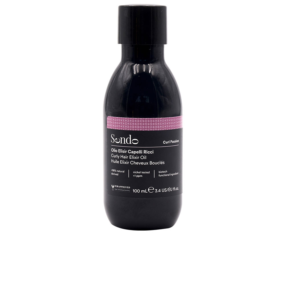 SendoCurlyHairOil-Elixir100ml Bottle of Sendo Curly Hair Oil-Elixir by Sendo, a hair oil indicated for hydrating and defining curly or wavy hair.